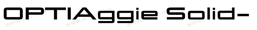 OPTIAggie Solid字体转换